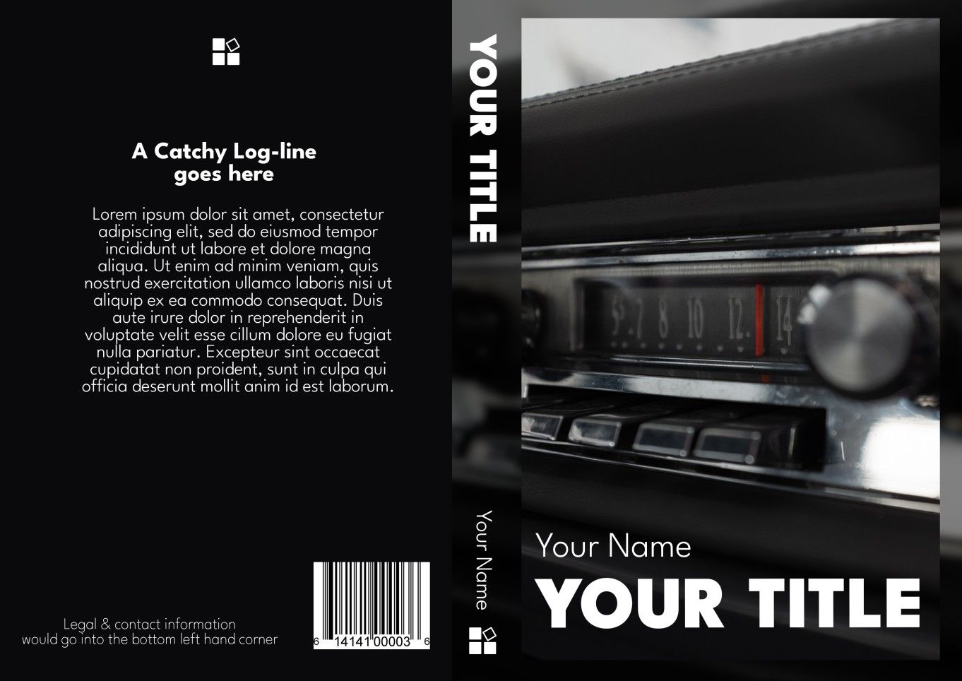 Финальный макет обложки с дополнительными элементами