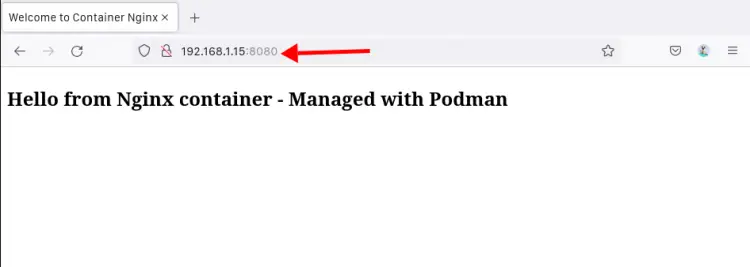 Контейнер Nginx с пользовательским index.html