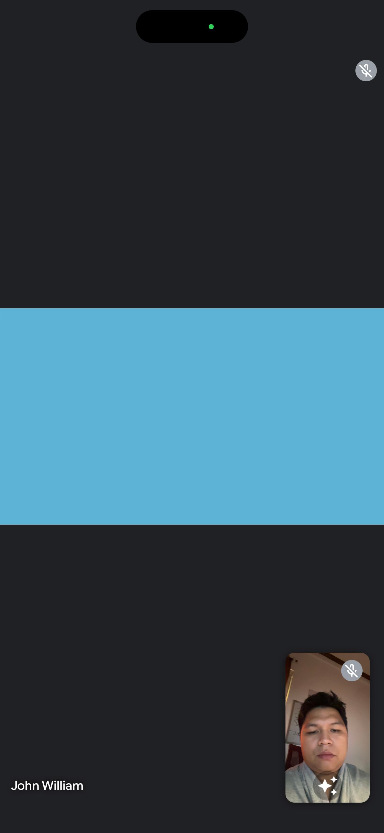 Звонок в Google Meet на iPhone