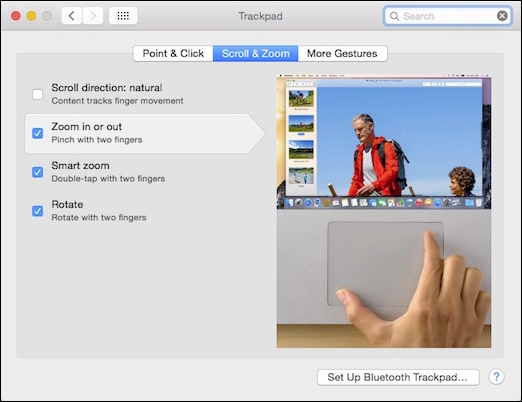 Прокрутка и масштаб