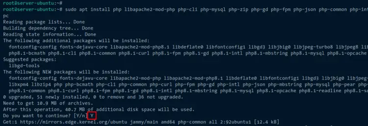 Установка PHP и расширений