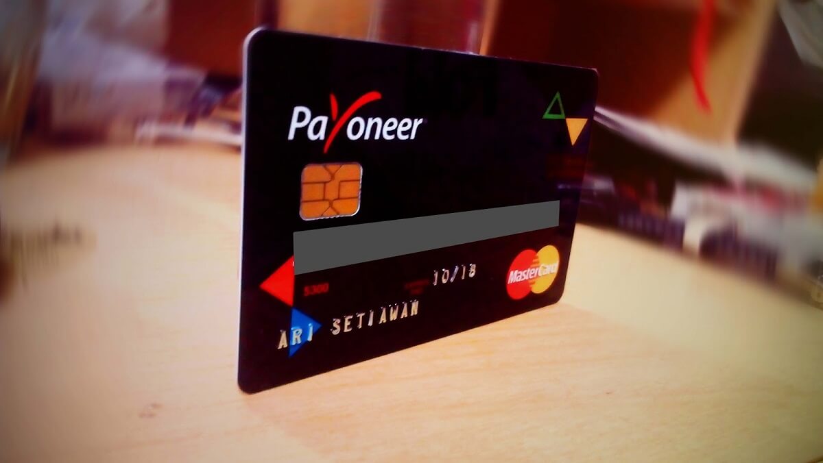 Скриншот: выбор источника финансирования в аккаунте Payoneer