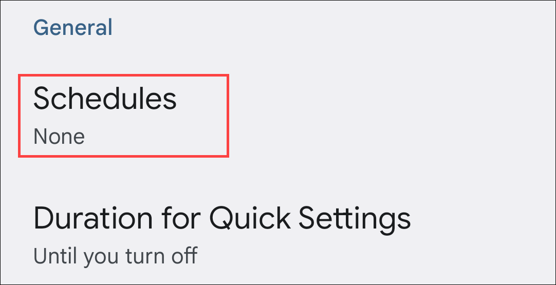 Выберите Расписания.