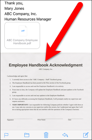Нажмите и удерживайте JPG изображение во вложении