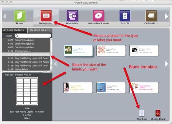 Выбор и редактирование шаблона в DesignPro