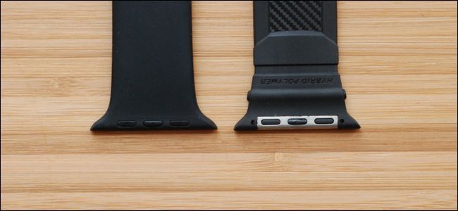 Интегрированный ремешок Apple Watch и внешне похожий вариант стороннего производителя