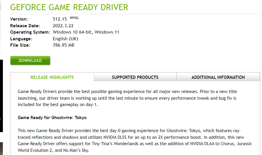 Кнопка загрузки драйверов