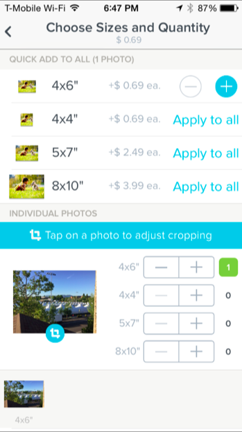 Отправка отпечатков фотографий по почте в коробке