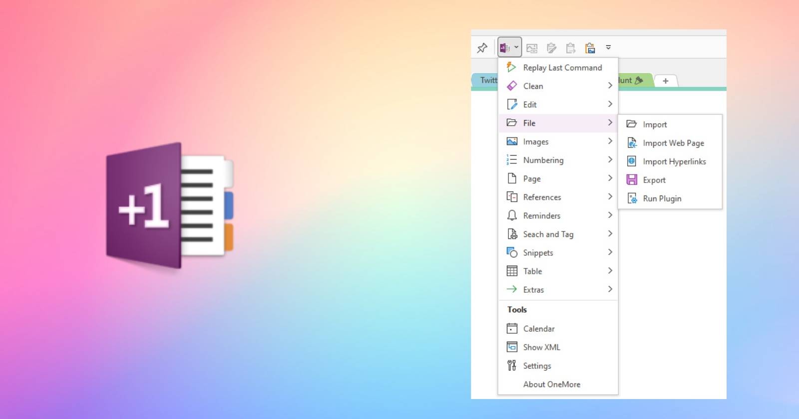 OneMore для OneNote: обзор интерфейса и кнопки More