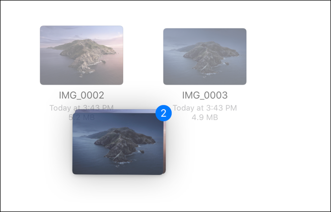Tap on another file to select it as well