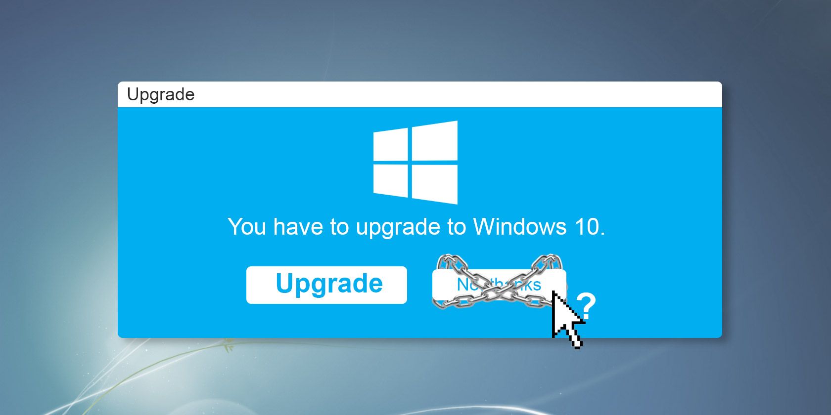 Как остановить обновление до Windows 10