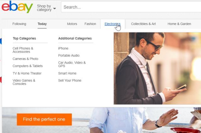 Выбор подходящей категории на eBay