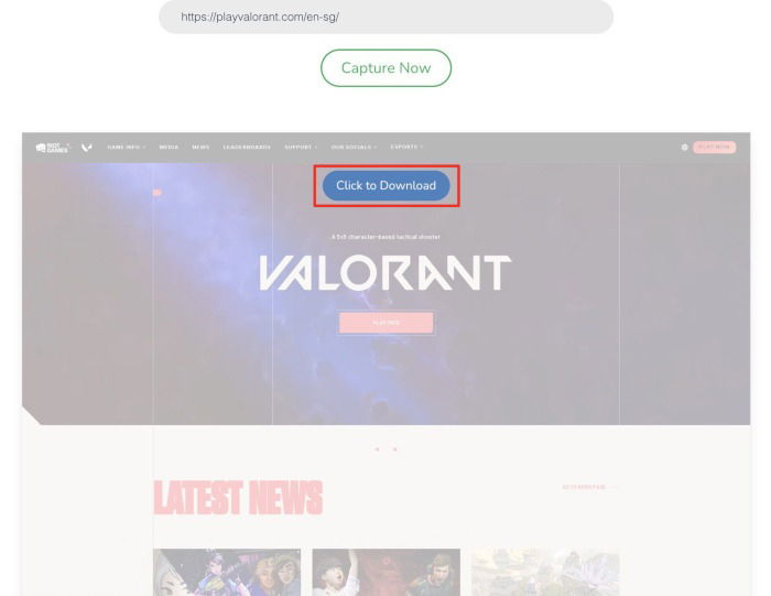 Нажмите Click to Download, чтобы открыть результат в новой вкладке