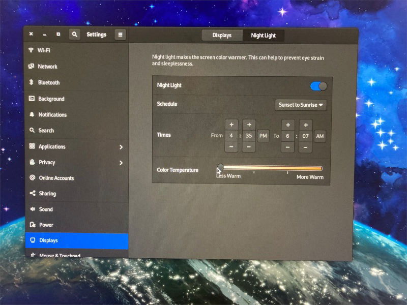 Самый холодный режим Night Light