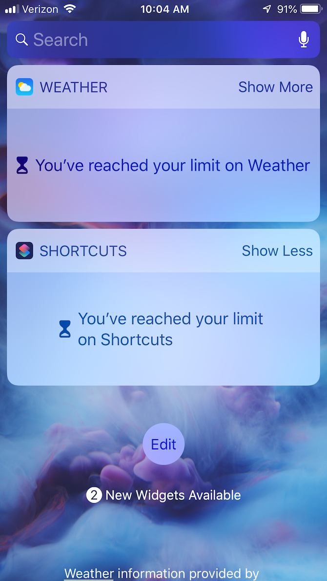 Time limits for apps