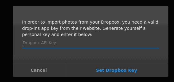 Интеграция с Dropbox в Lychee