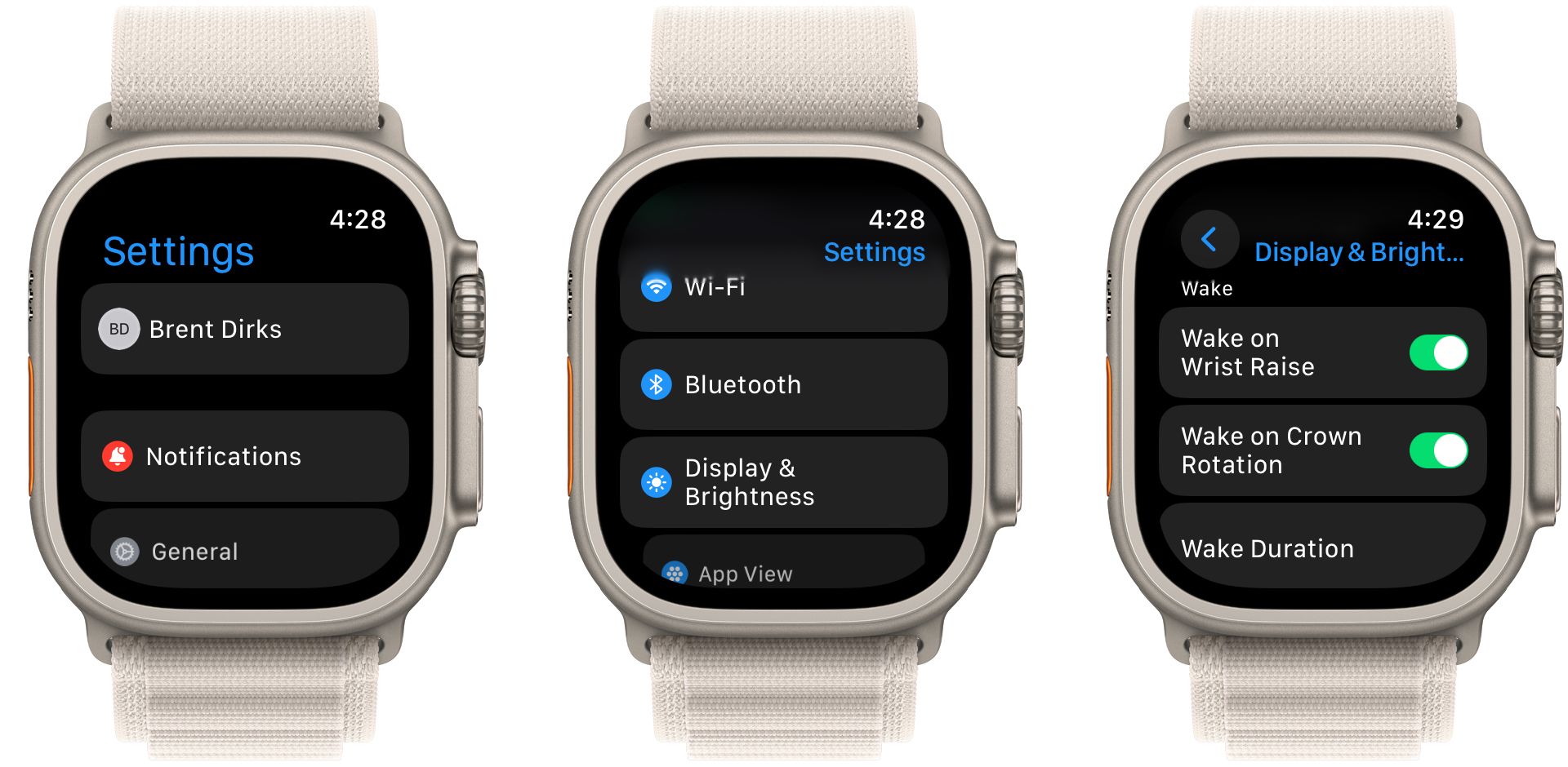 apple watch raise on wrist raise