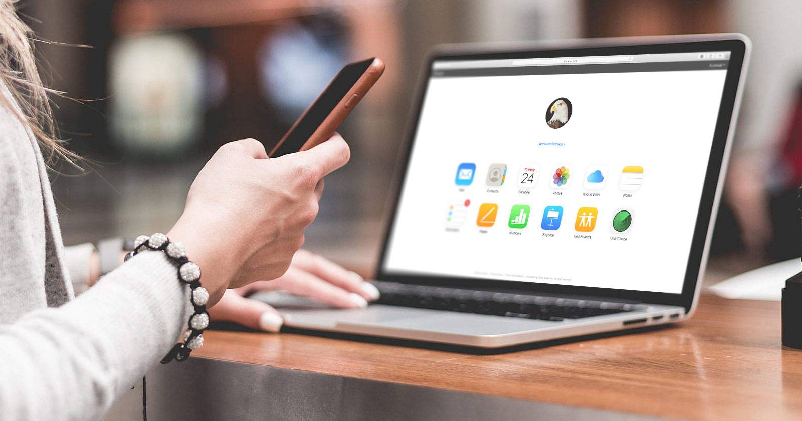 Коллекция фотографий iCloud в веб-интерфейсе