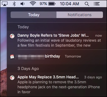 Список сайтов с разрешениями на уведомления