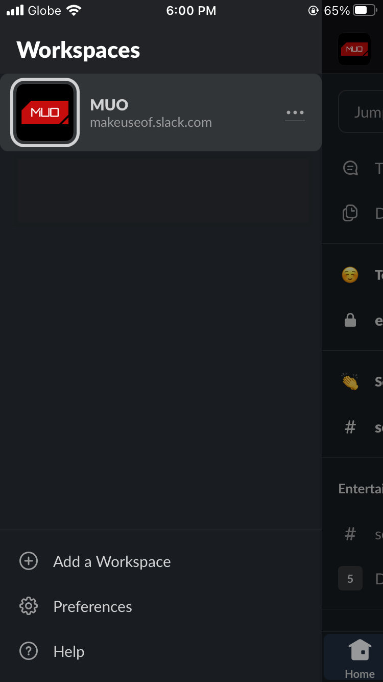 Рабочие пространства Slack