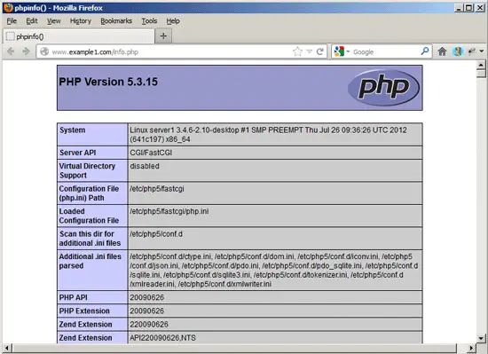 PHP-FastCGI на Apache — настройка и тесты