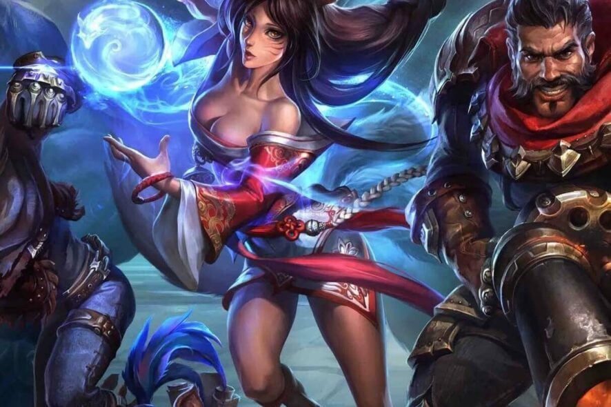 Устранение скачков пинга в League of Legends