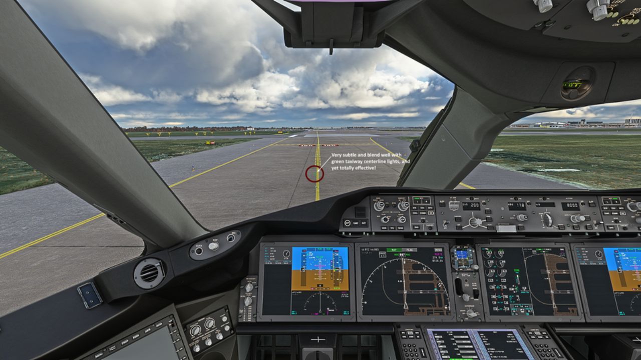 Точная рулёжка до полосы