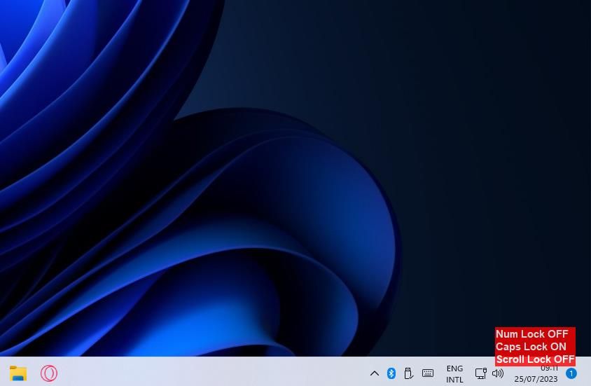 OSD-индикаторы состояния клавиш