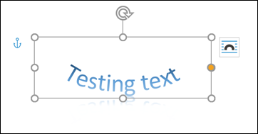 Отрегулированный изогнутый текст рядом с графикой