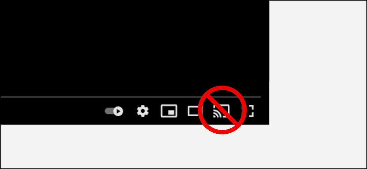 Отключить кнопку Chromecast в Chrome