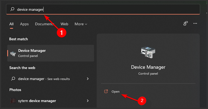 Диспетчер устройств Windows
