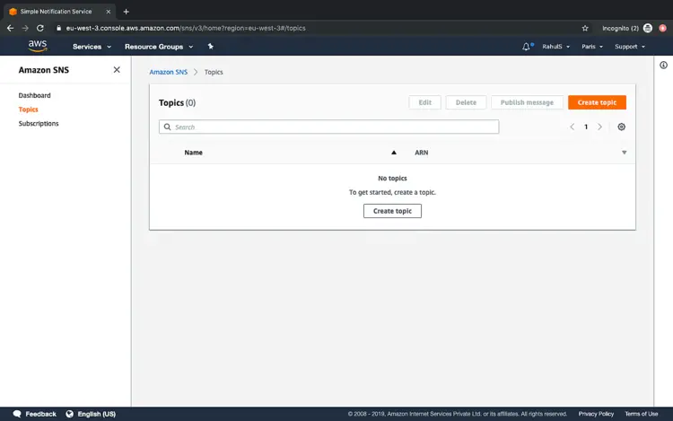 Кнопка создания темы в SNS