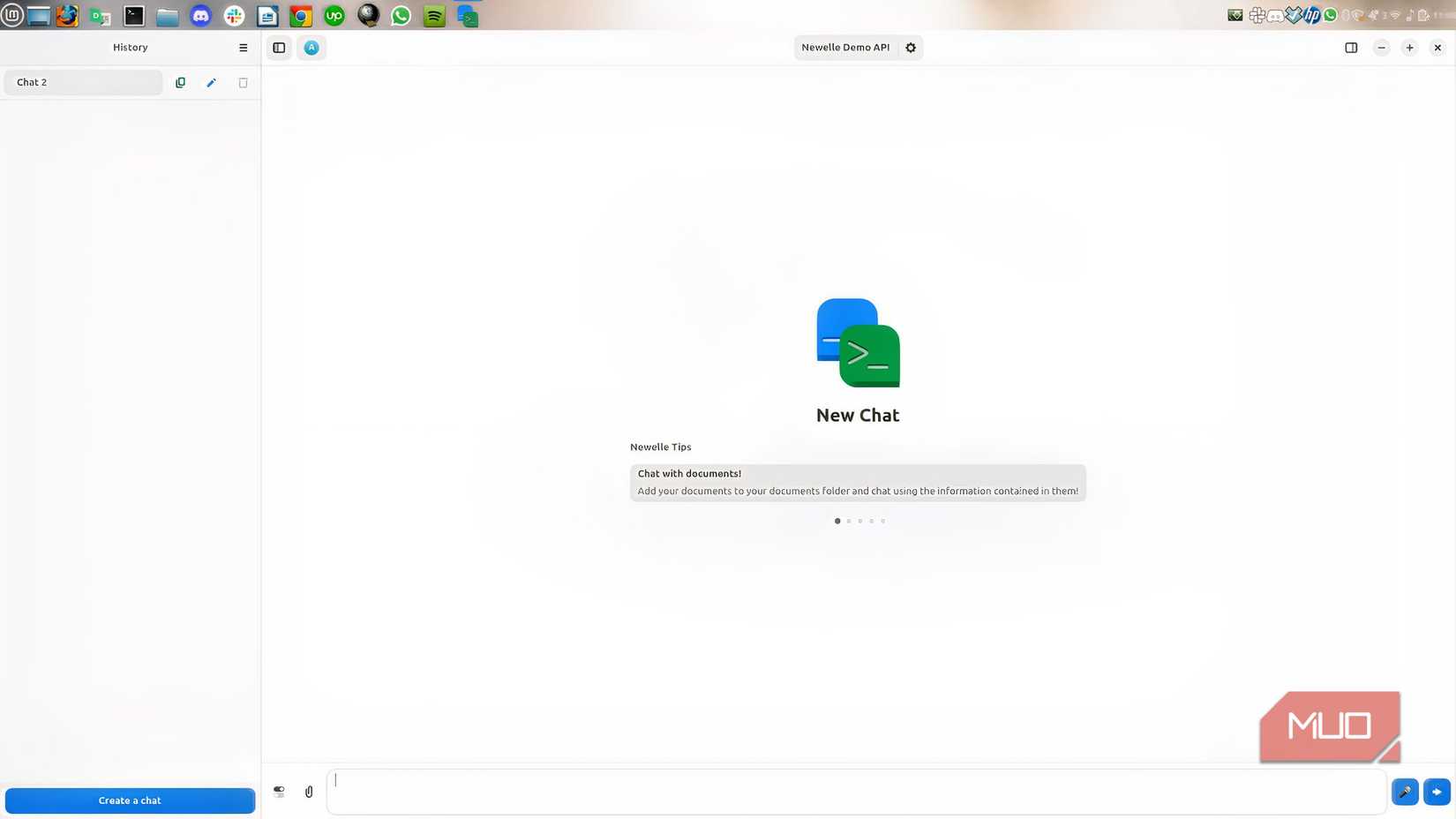 Newelle native AI app on Linux