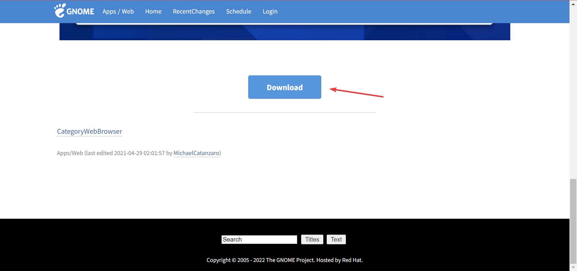 Download Epiphany browser