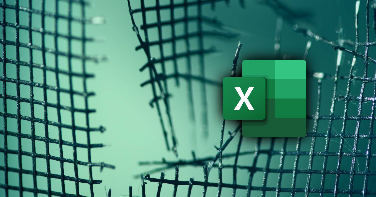 Проблемы с отображением в Microsoft Excel, крупный план экрана с несоответствиями ячеек