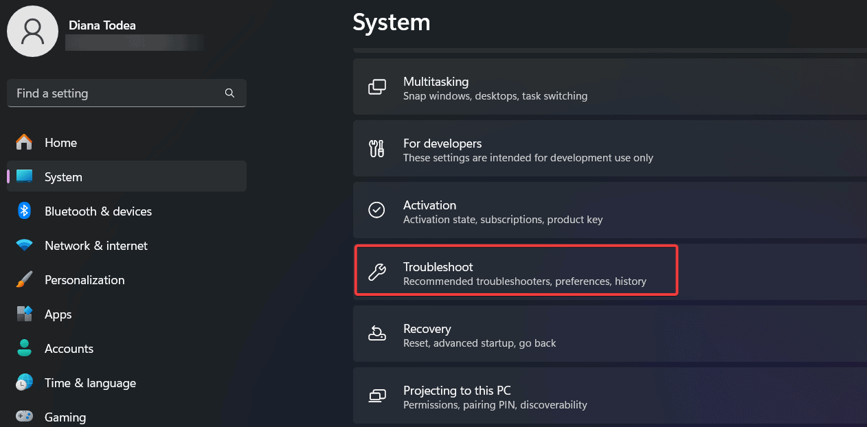 Система — устранение неполадок