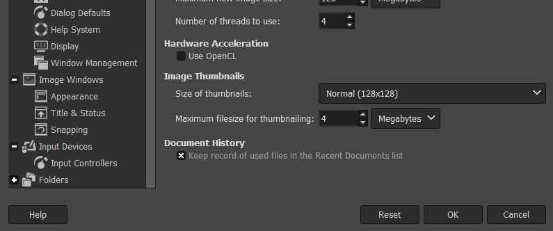 Разверните список и выберите пункт «Папки»
