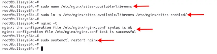 Настройка Nginx для LibreNMS