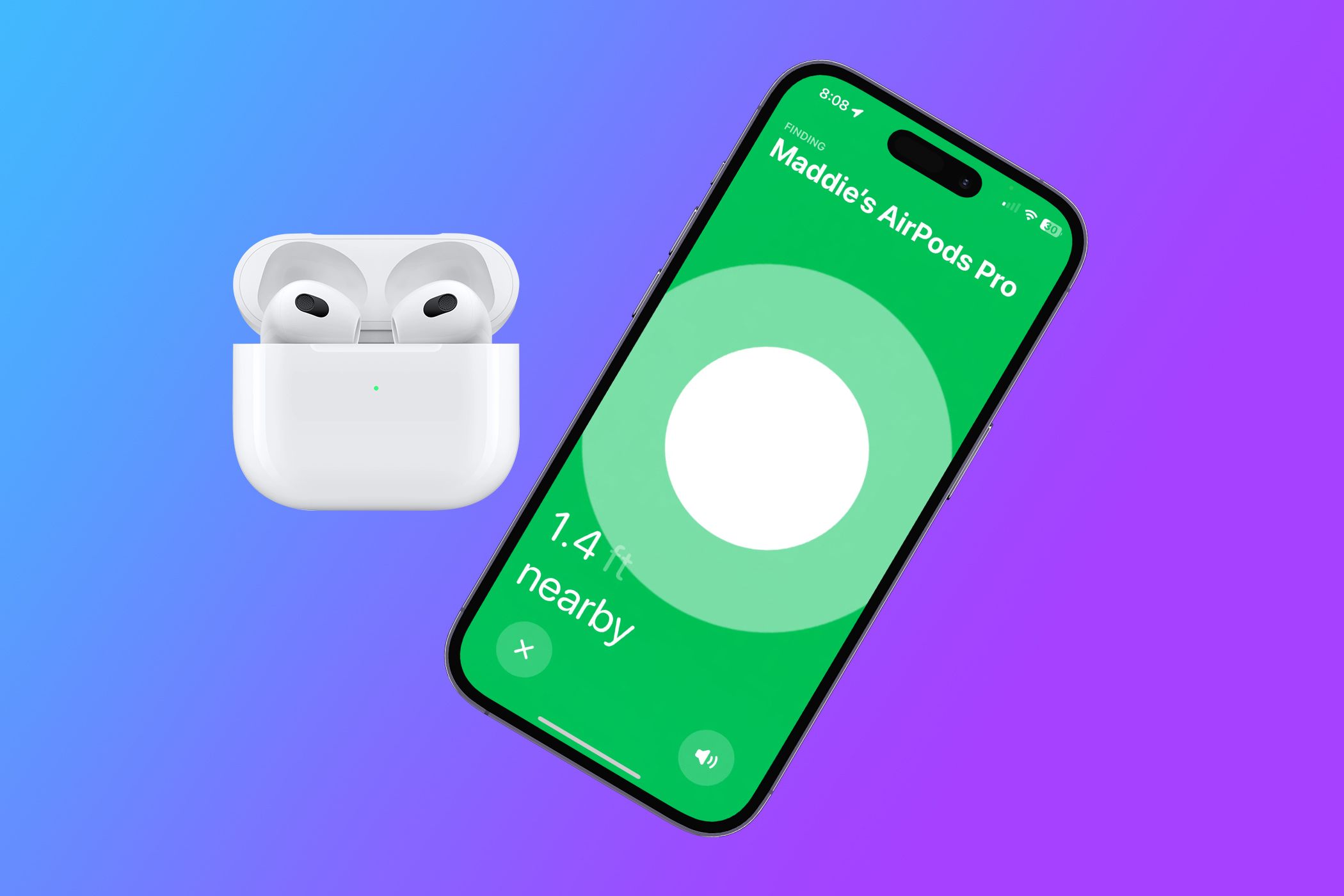 Как найти потерянные AirPods с приложением Локатор