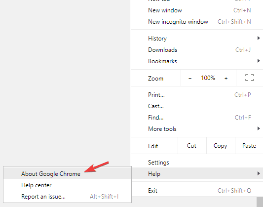 Скриншот страницы About Google Chrome с проверкой обновлений