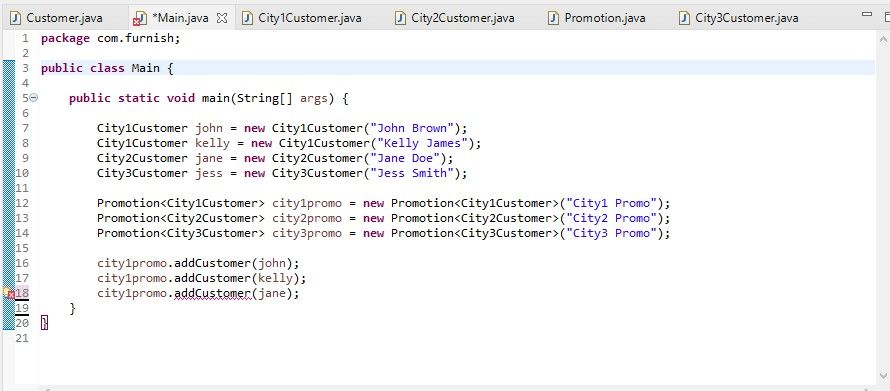 Ошибка компиляции в IDE — несовместимый тип