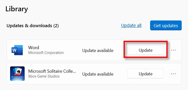 В Microsoft Store выберите