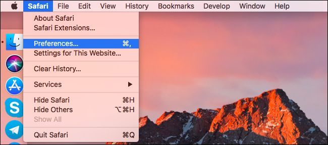 Настройки уведомлений в Safari