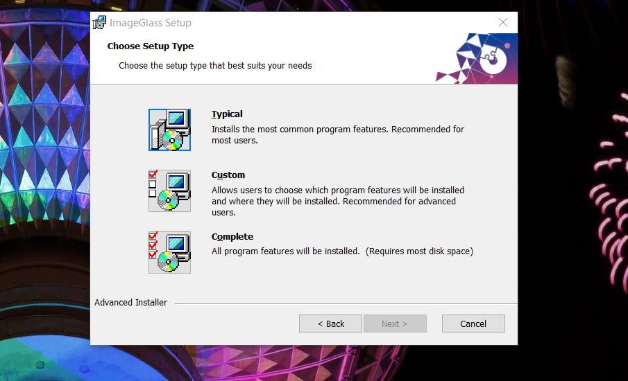 Опция Typical при установке ImageGlass