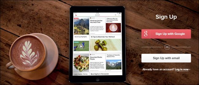 Pocket на мобильном устройстве — список сохранённых статей