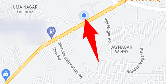 Просмотр текущего местоположения в Maps на компьютере.