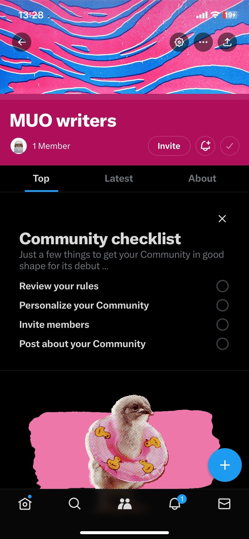 Новое сообщество в X