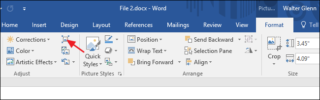 Параметры сжатия изображений в Word