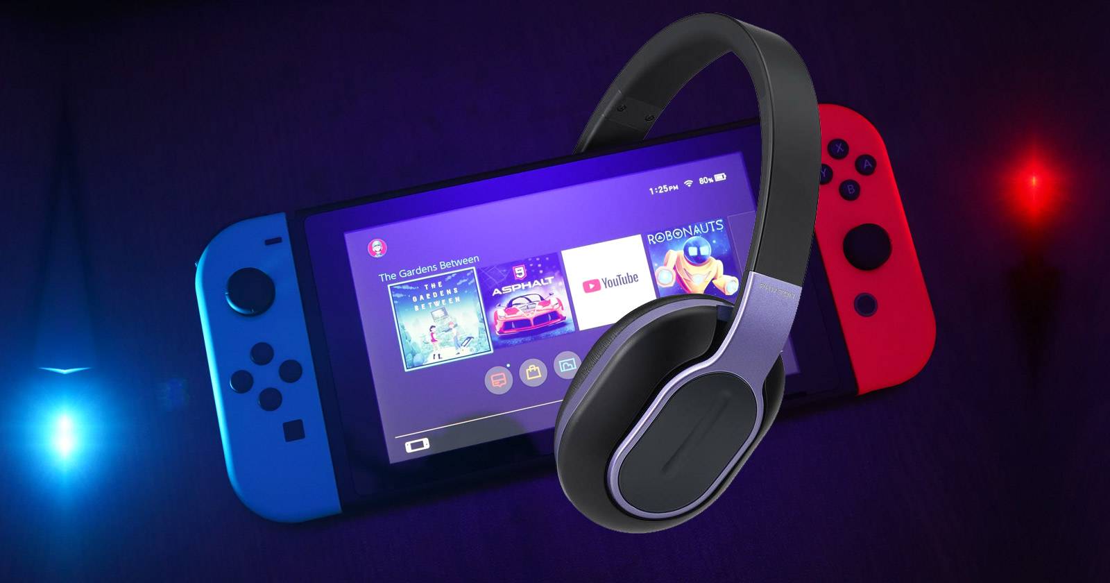 Bluetooth‑наушники на Nintendo Switch — подключение