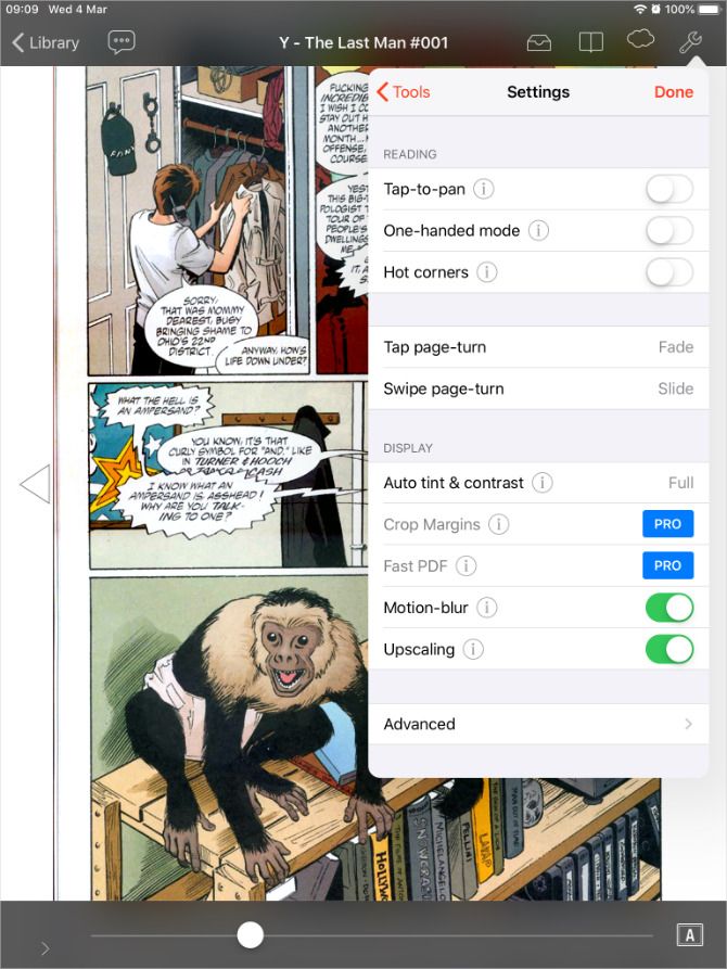 Настройки Chunky: параметры улучшения изображения и синхронизации